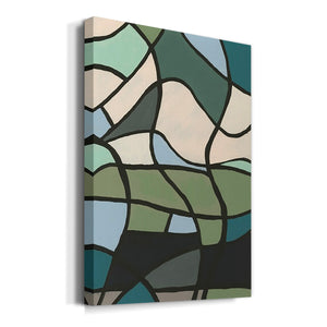 Multicolor Stained Glass II Premium Gallery Wrapped Canvas - Ready to Hang