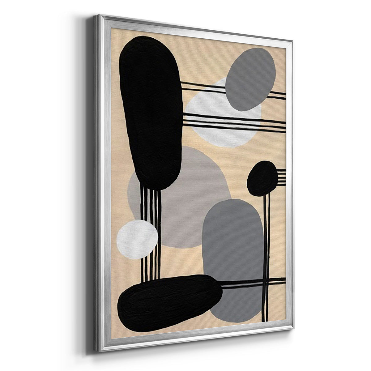 Interconnected Shapes I Premium Framed Print - Ready to Hang