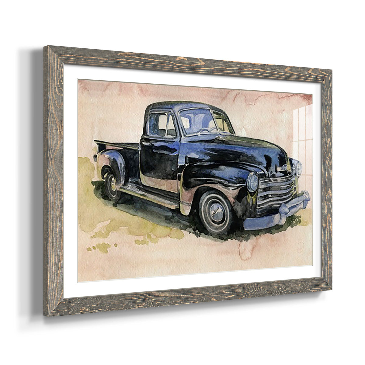 Antique Pickup II-Premium Framed Print - Ready to Hang