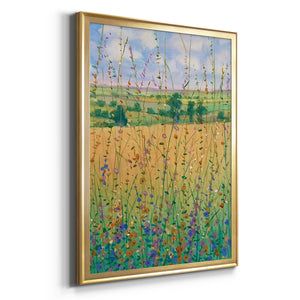 Wildflower Path II Premium Framed Print - Ready to Hang
