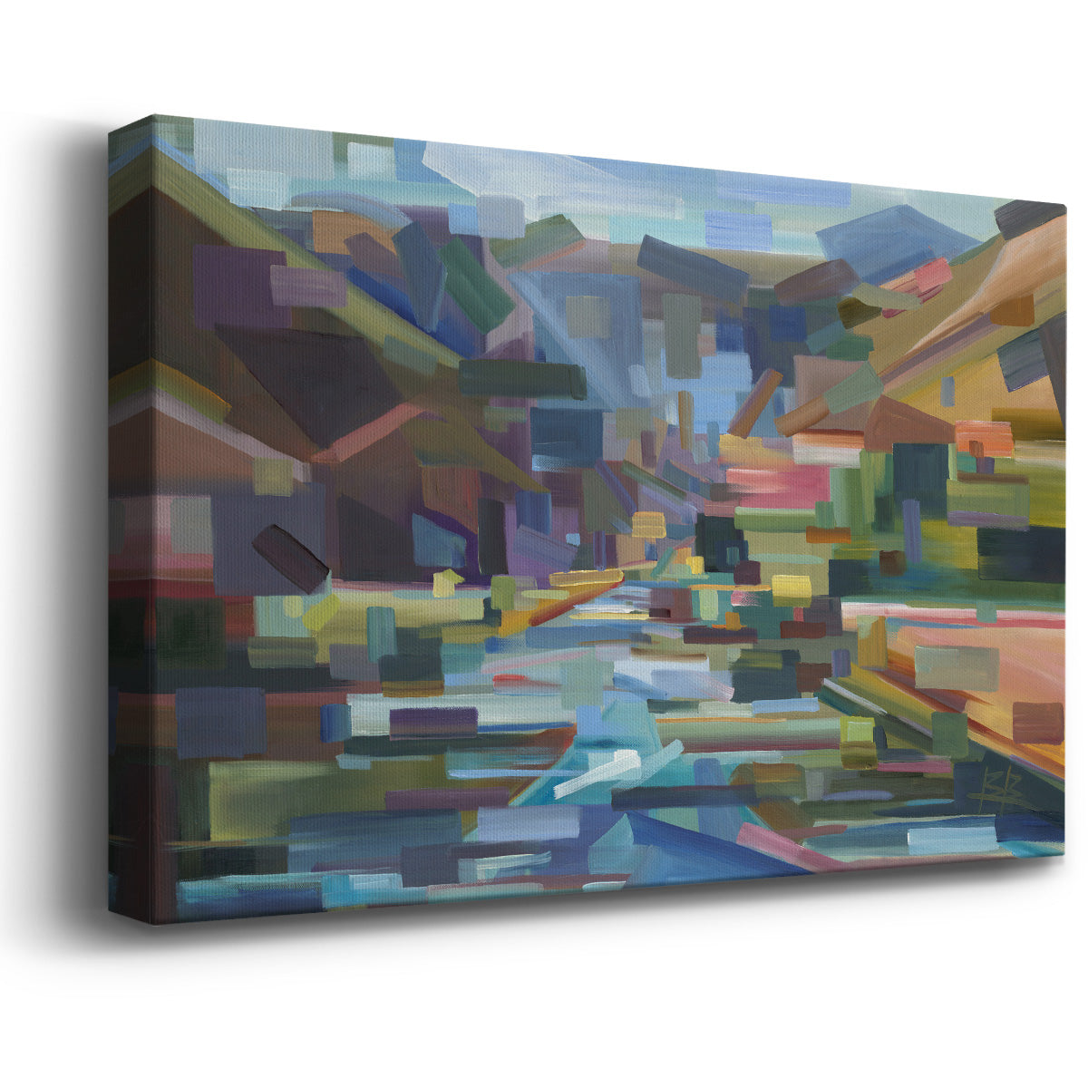 Pieces of Yakima Canyon Premium Gallery Wrapped Canvas - Ready to Hang