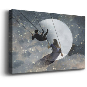 Celestial Love II Premium Gallery Wrapped Canvas - Ready to Hang