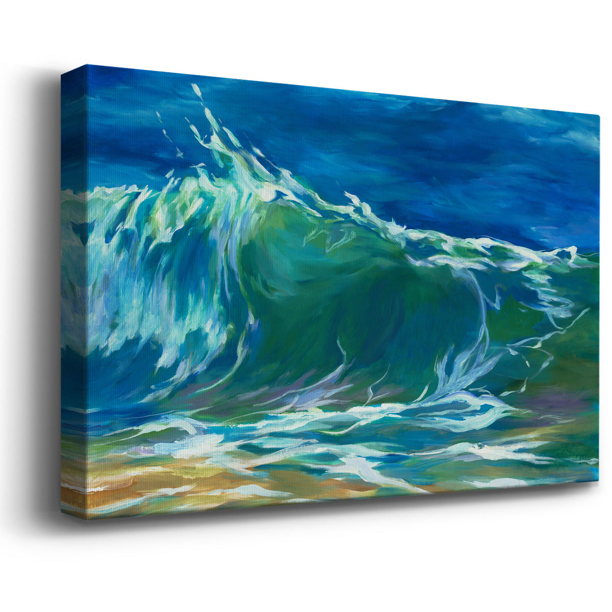 Green Flash Premium Gallery Wrapped Canvas - Ready to Hang