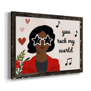 Darling Valentine Collection A-Premium Framed Canvas - Ready to Hang