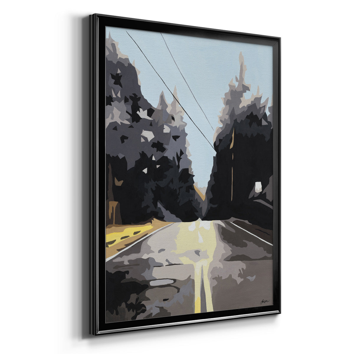 The Road Less Traveled Premium Framed Print - Ready to Hang