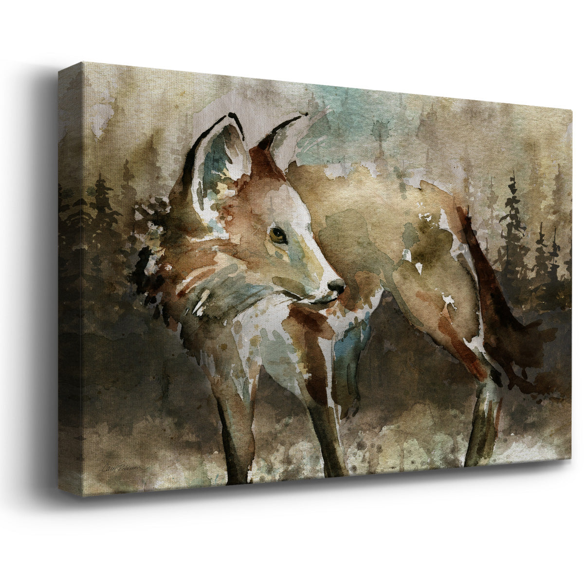 Lodge Twilight I Premium Gallery Wrapped Canvas - Ready to Hang