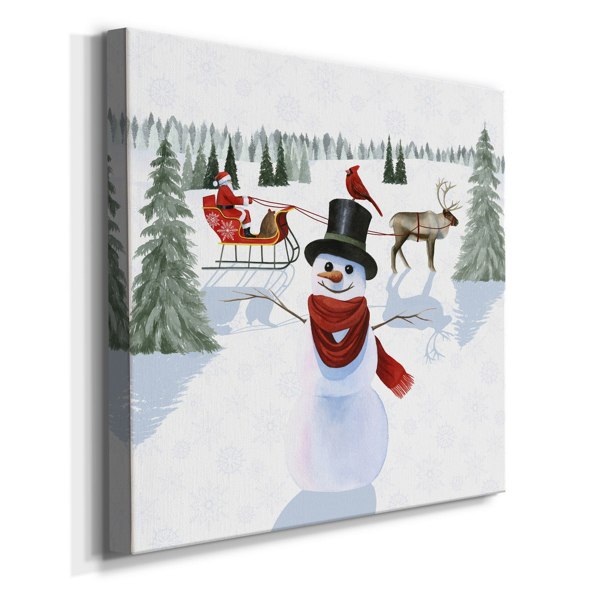 Santa's Snowmen II-Premium Gallery Wrapped Canvas - Ready to Hang