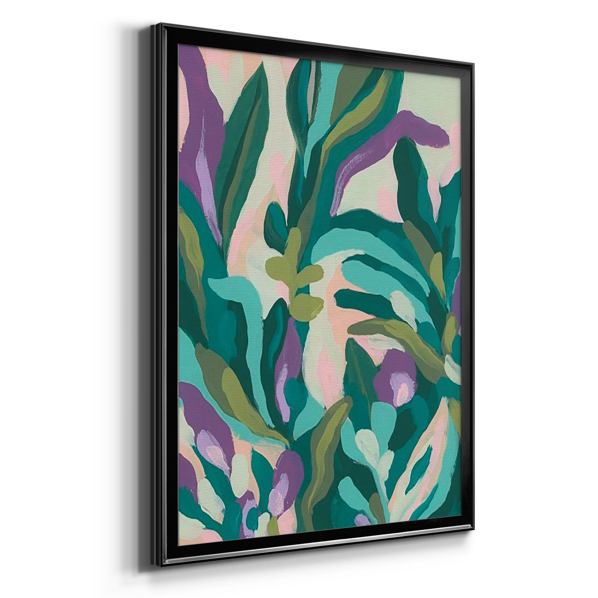 Jungle Wave II Premium Framed Print - Ready to Hang