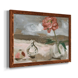 Vase of Pink Flowers IV-Premium Framed Canvas - Ready to Hang