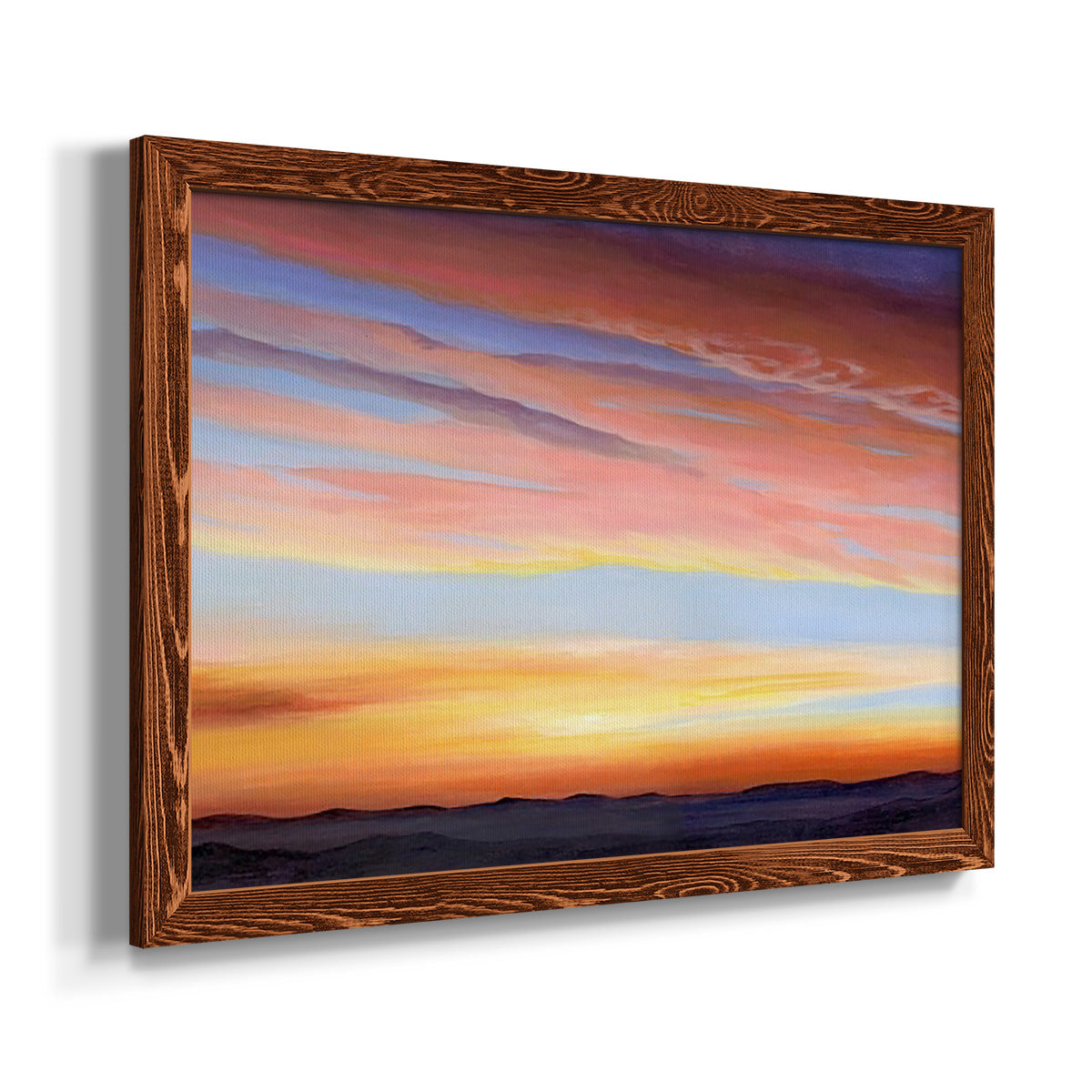 Ignited Dusk III-Premium Framed Canvas - Ready to Hang