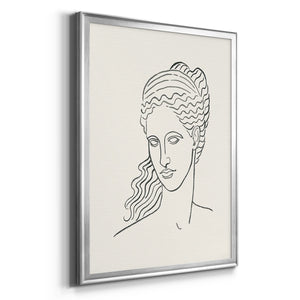 Greek Busts II Premium Framed Print - Ready to Hang