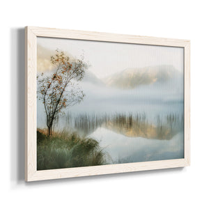 Golden Mirror of October-Premium Framed Canvas - Ready to Hang