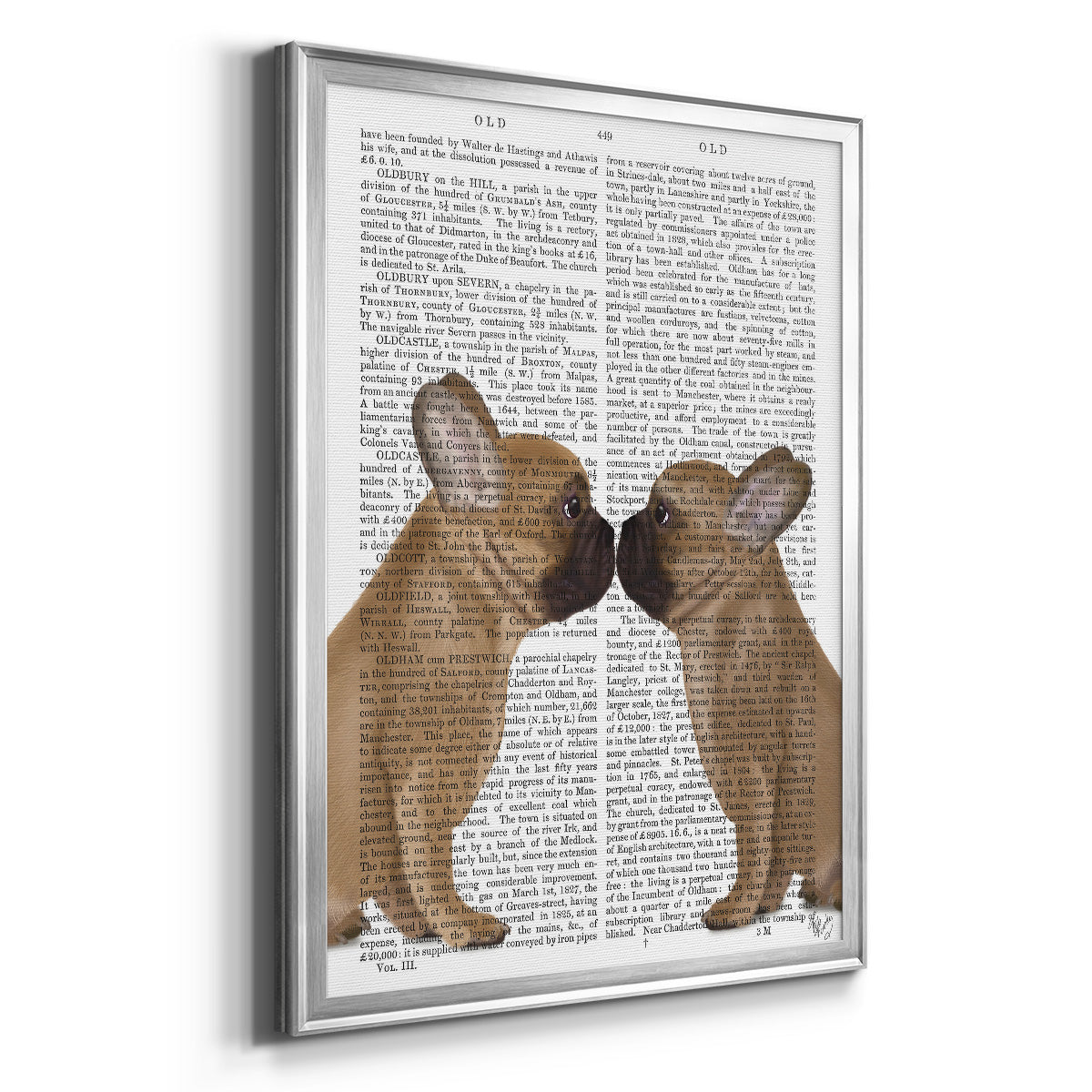 French Kiss Close Up Premium Framed Print - Ready to Hang