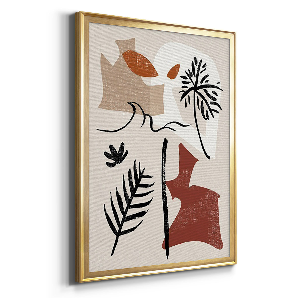 Soft Palms VI Premium Framed Print - Ready to Hang