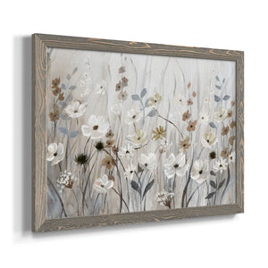 Misty Meadow Field-Premium Framed Canvas - Ready to Hang