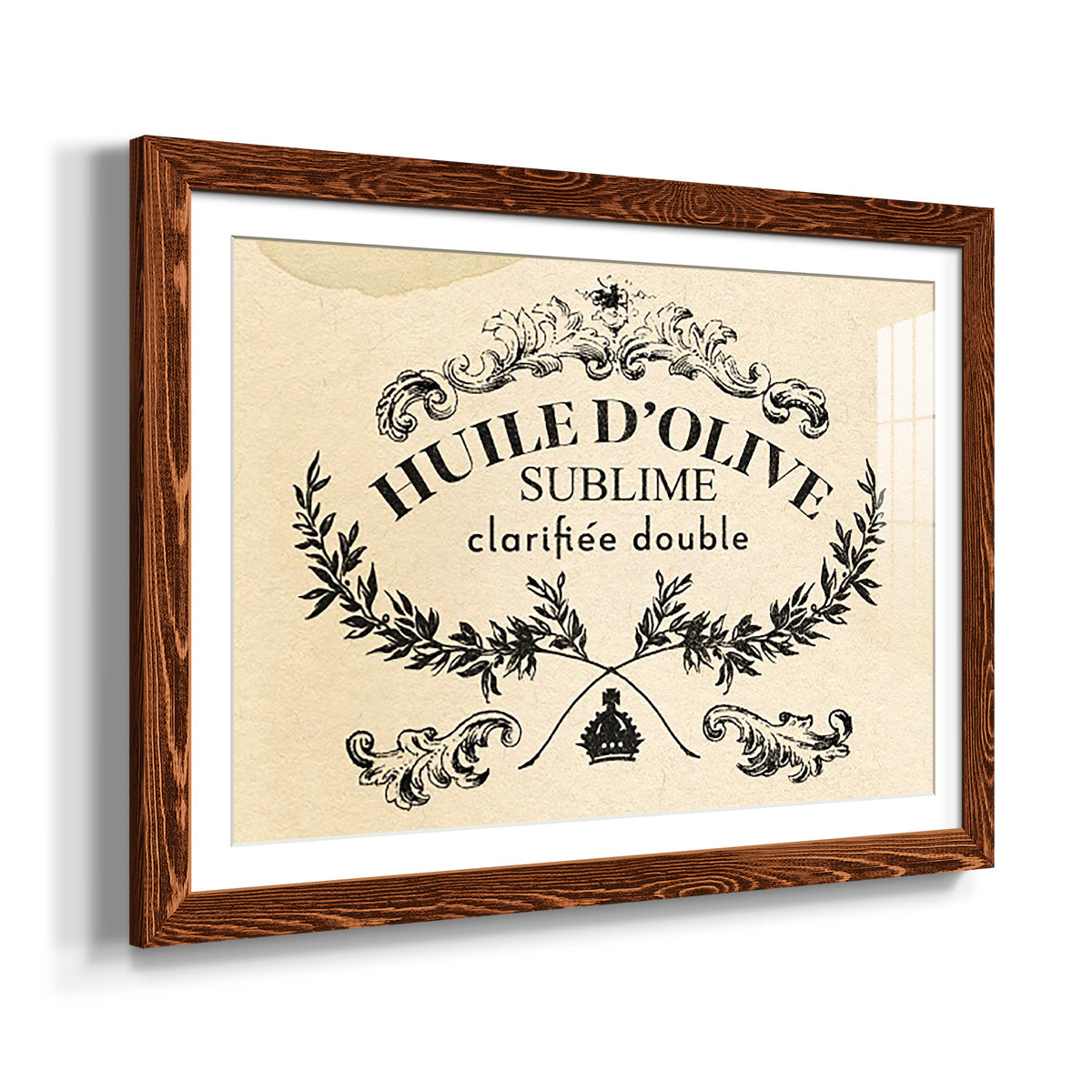 Antique French Label IV-Premium Framed Print - Ready to Hang