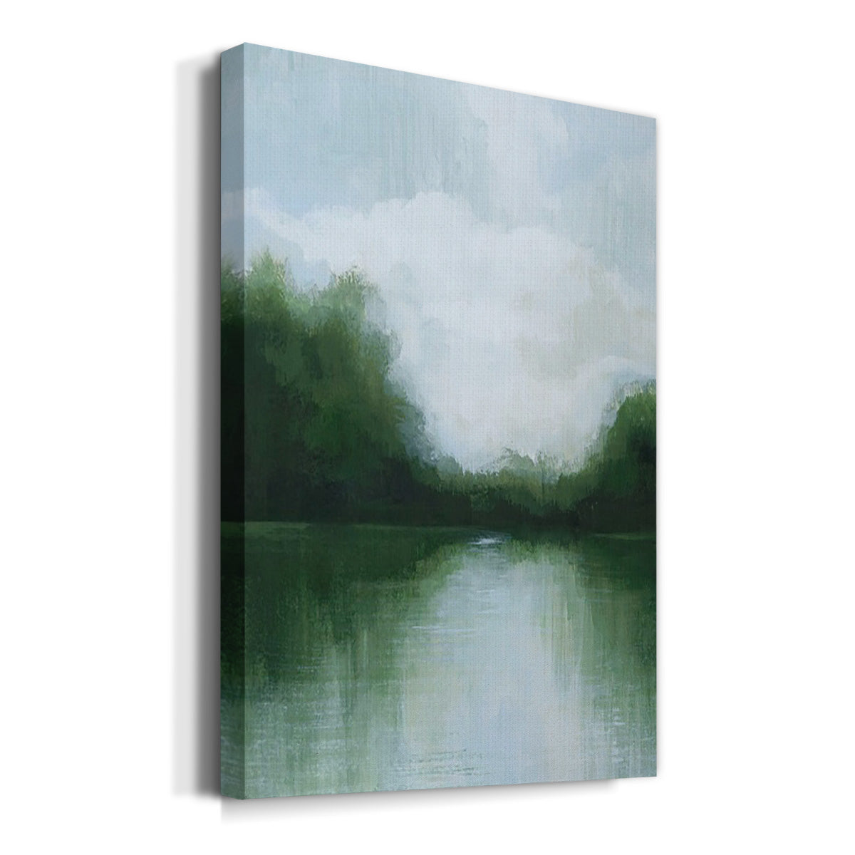 Mossy Reflections I Premium Gallery Wrapped Canvas - Ready to Hang