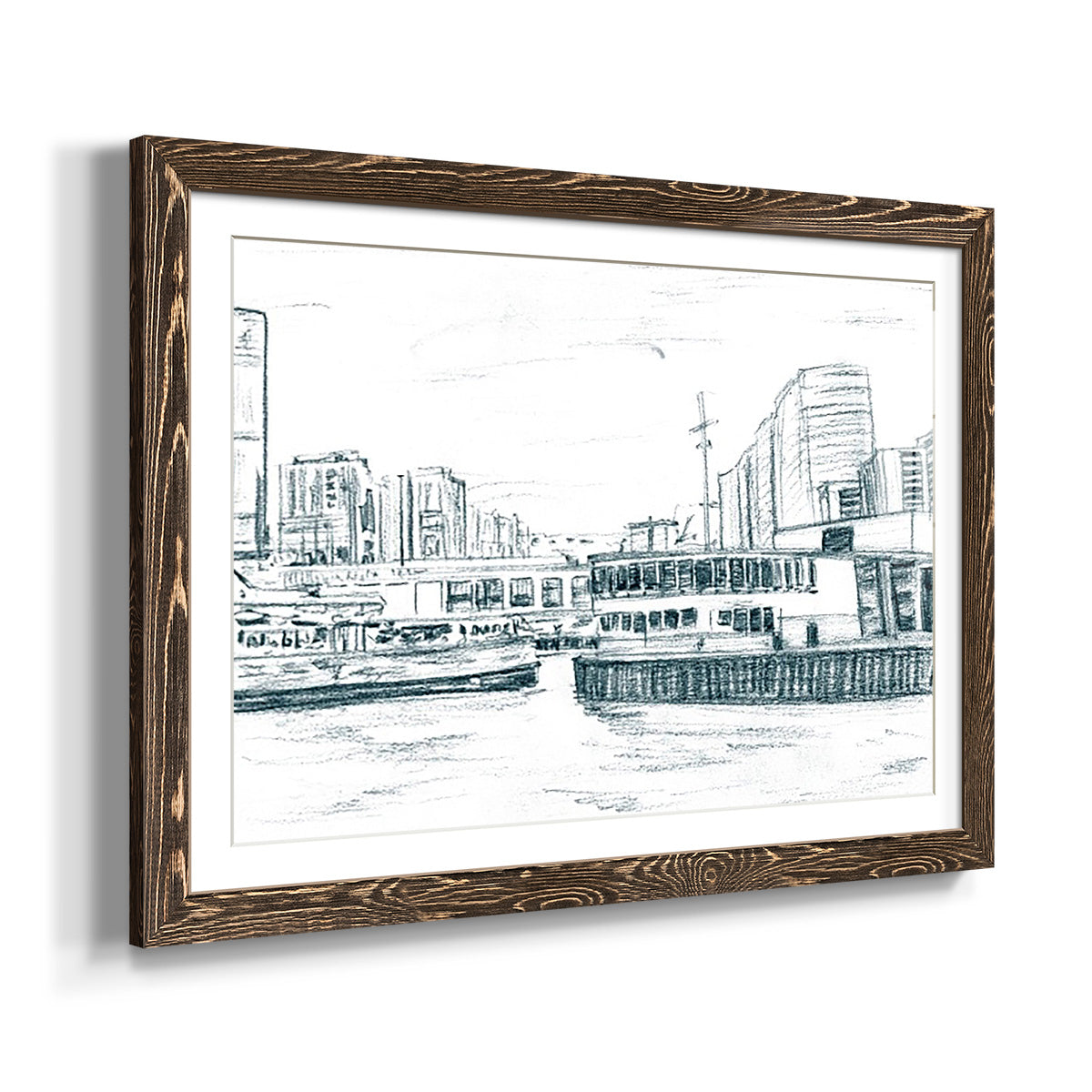 Ferryboats III-Premium Framed Print - Ready to Hang