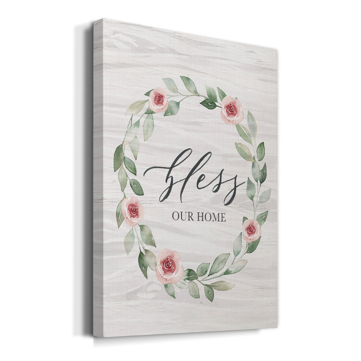 Bless Our Home Premium Gallery Wrapped Canvas - Ready to Hang