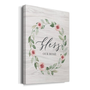 Bless Our Home Premium Gallery Wrapped Canvas - Ready to Hang