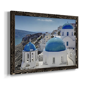 Santorini Saturday-Premium Framed Canvas - Ready to Hang