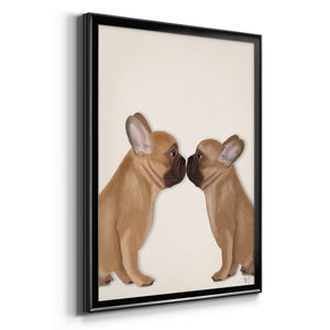 Sepia Botanical Journal I - Modern Framed Canvas Print