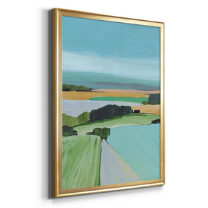 Bright Colored Countryside III Premium Framed Print - Ready to Hang