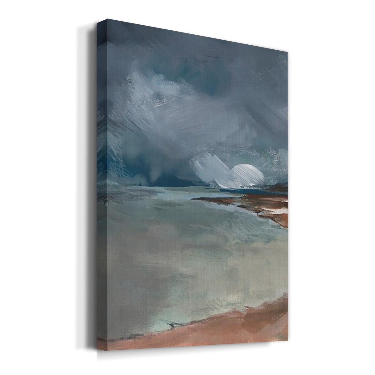 Sea Glass Storm I Premium Gallery Wrapped Canvas - Ready to Hang