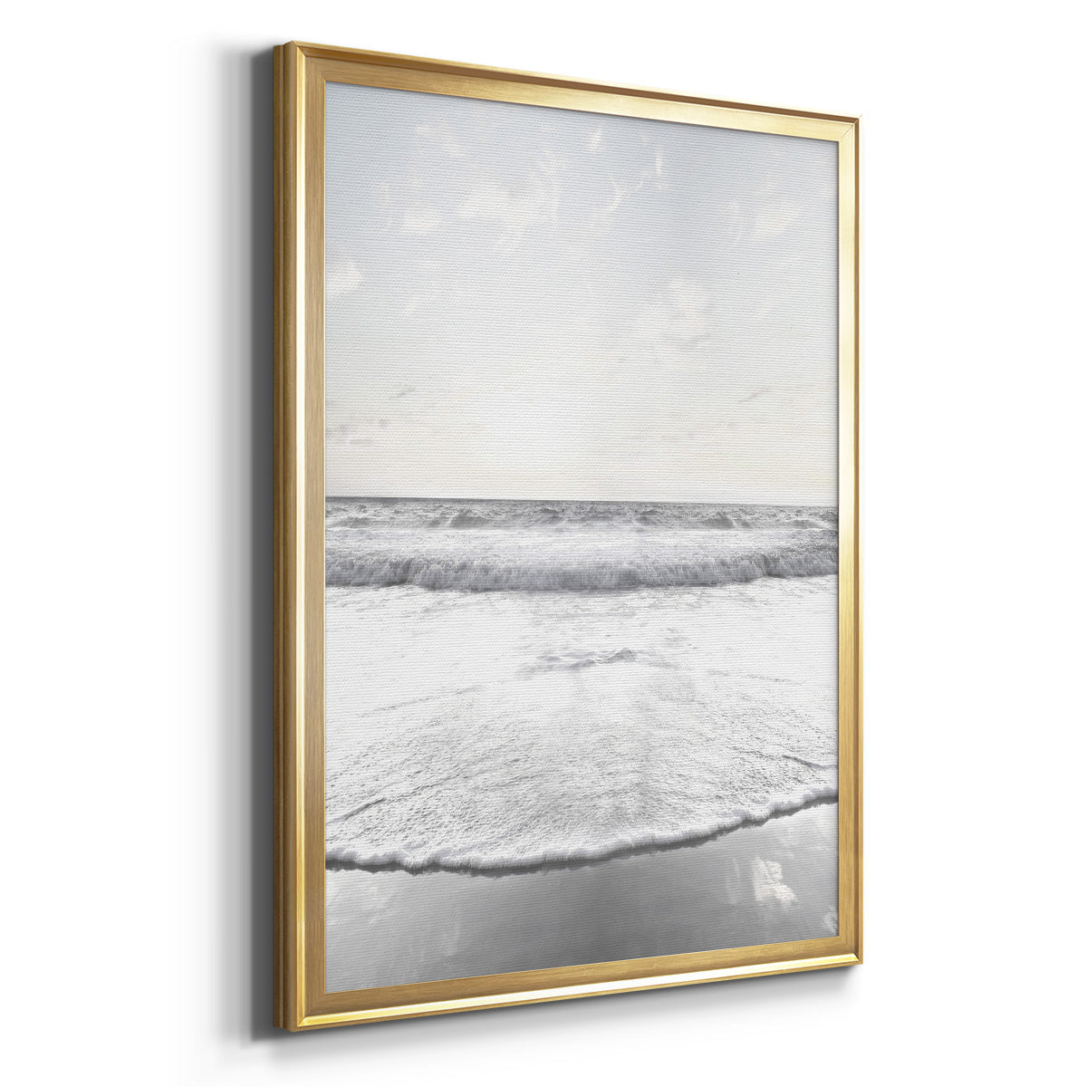 Serene Shore Premium Framed Print - Ready to Hang