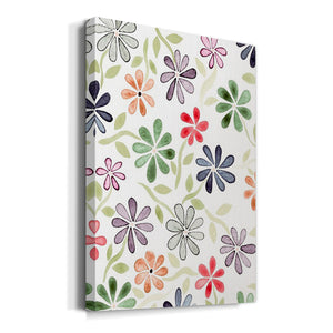 Faded Flowers I Premium Gallery Wrapped Canvas - Ready to Hang