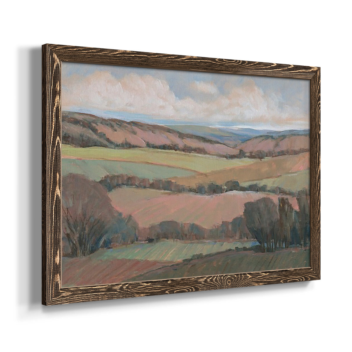 Hilly Countryside II-Premium Framed Canvas - Ready to Hang