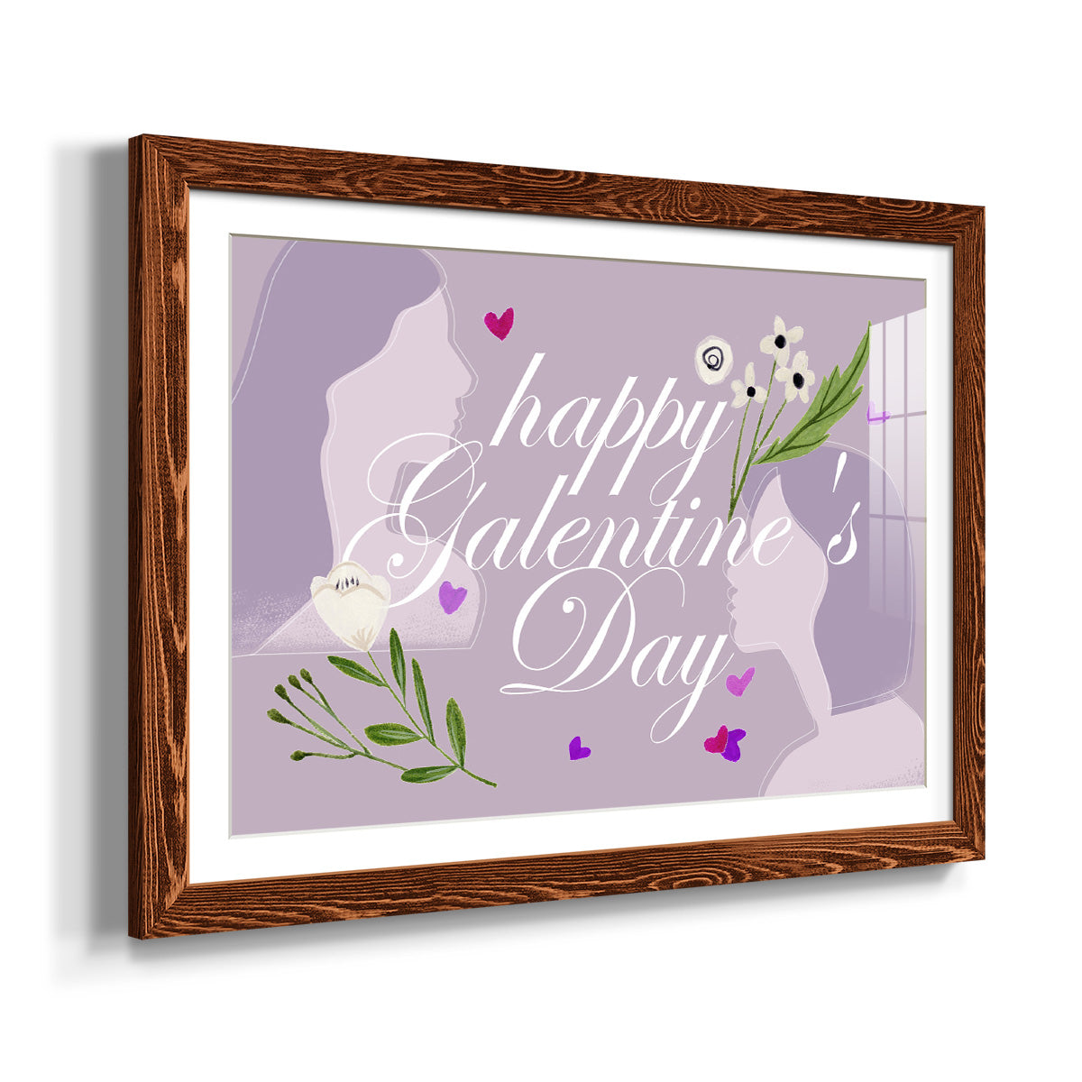 Happy Galentine's Day Collection A-Premium Framed Print - Ready to Hang