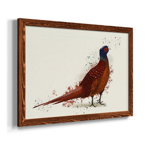 Pheasant Splash 4-Premium Framed Canvas - Ready to Hang