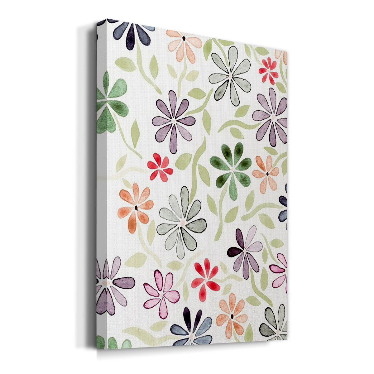 Faded Flowers II Premium Gallery Wrapped Canvas - Ready to Hang
