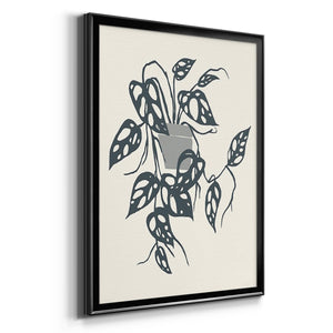 Growing Leaves VI Premium Framed Print - Ready to Hang