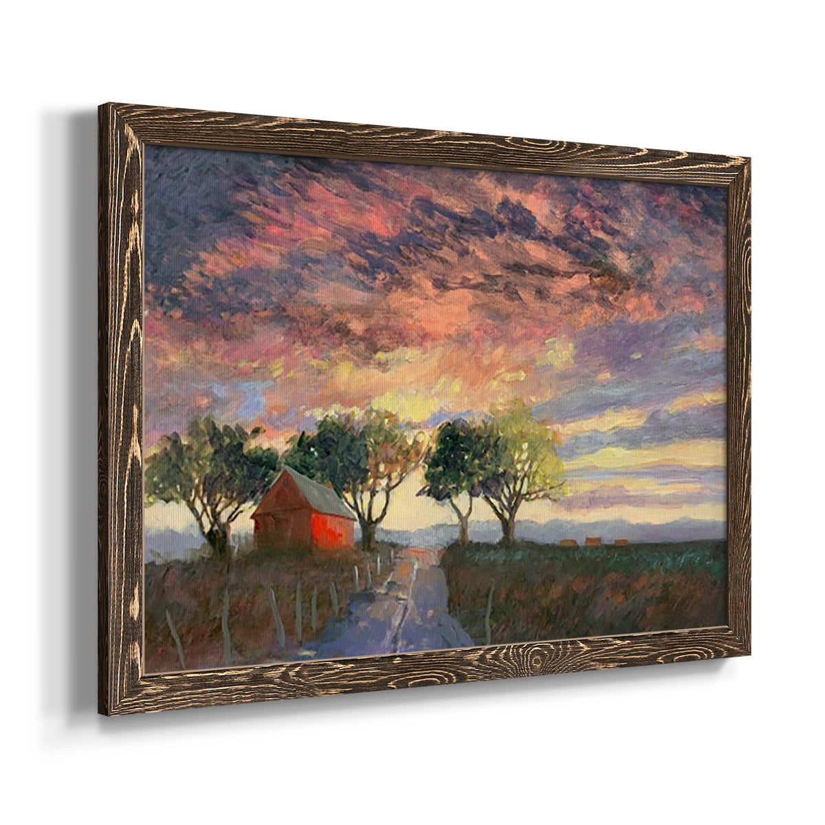 Fire in the Sky-Premium Framed Canvas - Ready to Hang