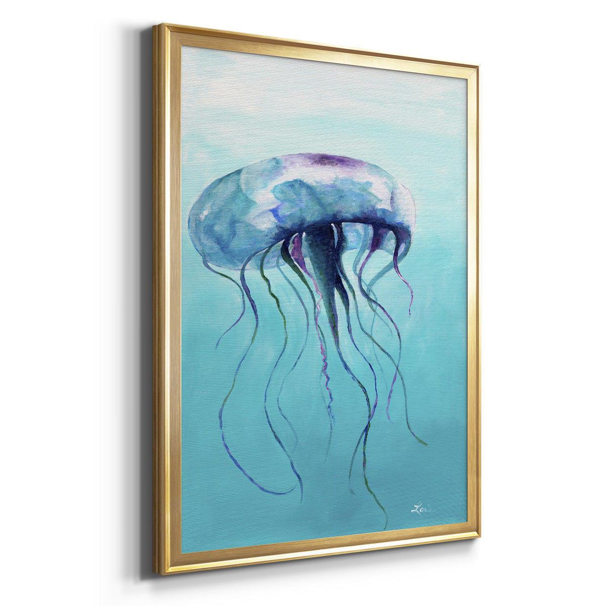 Jelly Fish Premium Framed Print - Ready to Hang