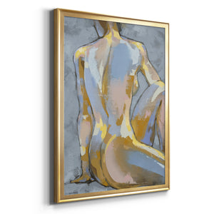Grey Maiden II Premium Framed Print - Ready to Hang