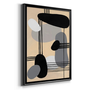 Interconnected Shapes II Premium Framed Print - Ready to Hang