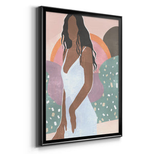 Curly Lady I Premium Framed Print - Ready to Hang