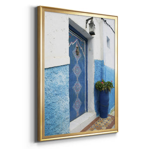 Morocco Door Premium Framed Print - Ready to Hang