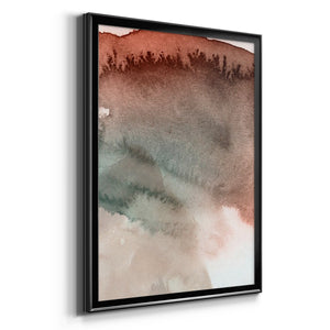 Red Ochre Abstract IV Premium Framed Print - Ready to Hang