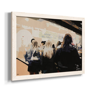 Late Night Queue-Premium Framed Canvas - Ready to Hang