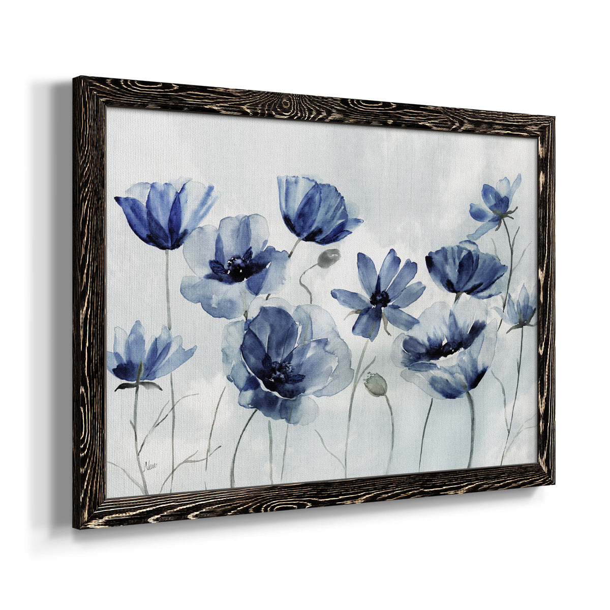 Indigo Spring Awakening-Premium Framed Canvas - Ready to Hang