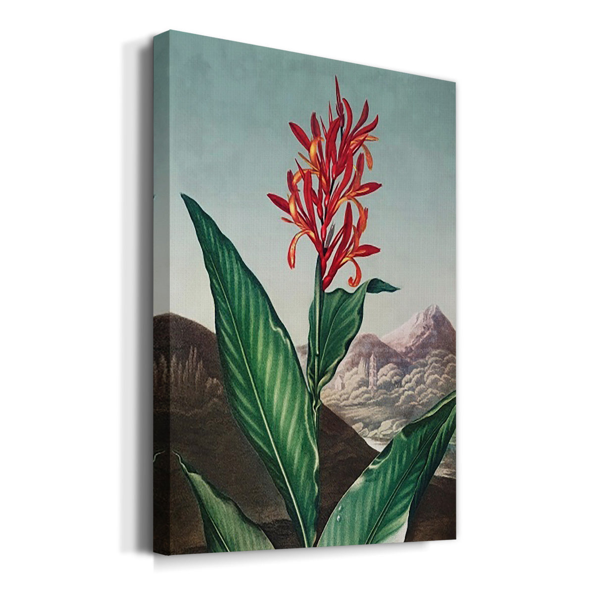 Temple of Flora I Premium Gallery Wrapped Canvas - Ready to Hang