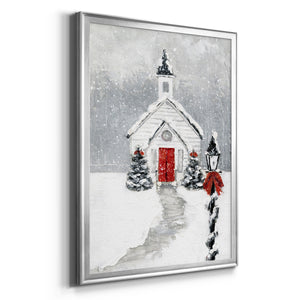 Soft Silent Night Premium Framed Print - Ready to Hang