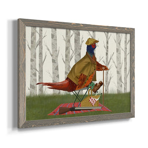 Pheasant Shooting Party 4-Premium Framed Canvas - Ready to Hang