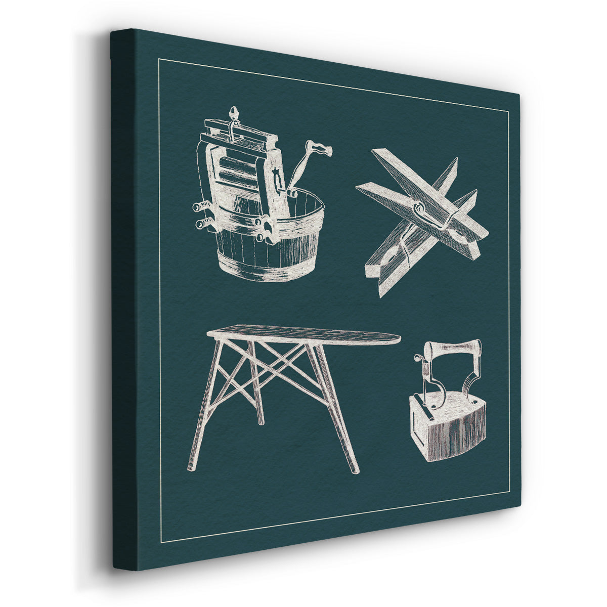 Laundry Tips IV-Premium Gallery Wrapped Canvas - Ready to Hang