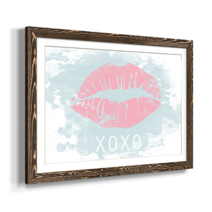 XOXO in Color-Premium Framed Print - Ready to Hang