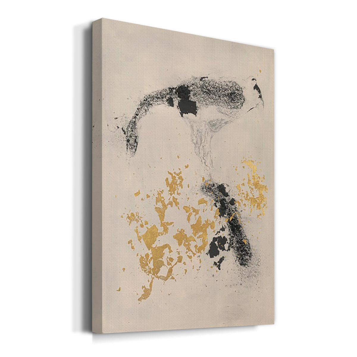 Charcoal Remnants I Premium Gallery Wrapped Canvas - Ready to Hang